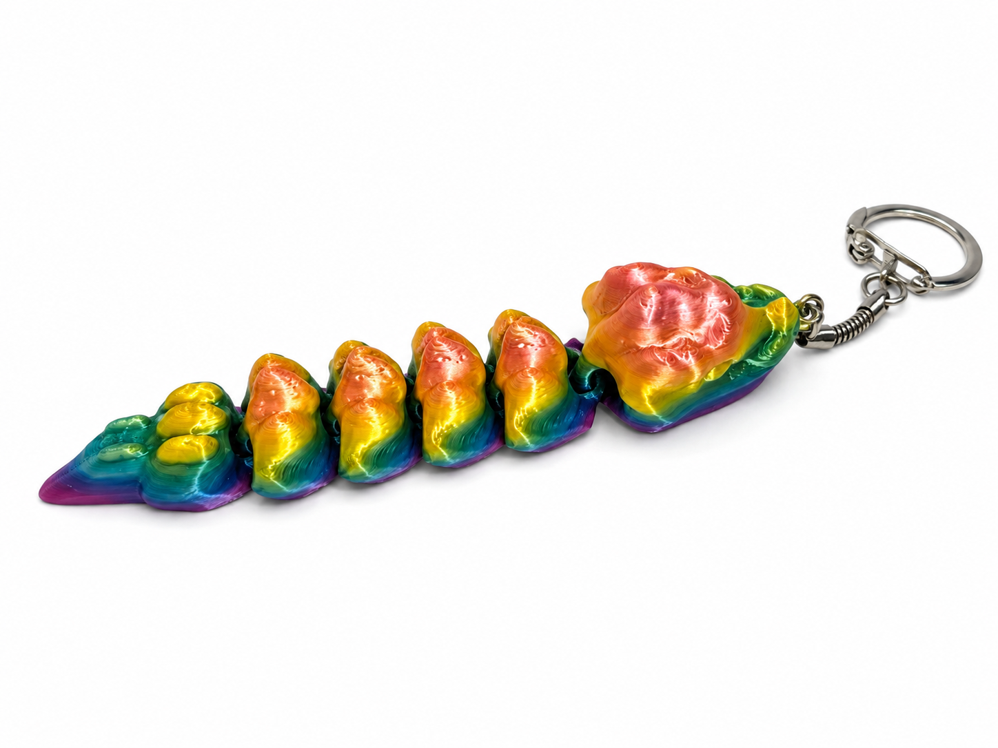 🦖 Beweglicher Dino-Schlüsselanhänger (3D-Druck)