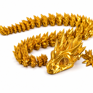 Kristalldrache Gold – 64 cm